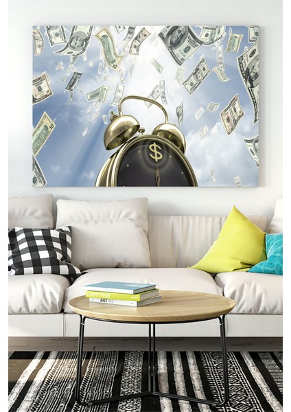 Vakit Nakittir Time is Money Girişimcilik Kanvas Tablo 21 x 30 cm