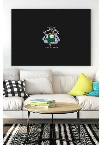 Snorla x Motivasyon Kanvas Tablo 21 x 30 cm