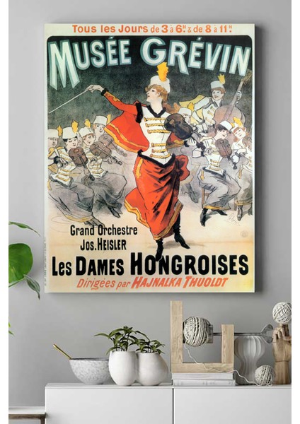 Musee Grevin Vintage Kanvas Tablo 21 x 30 cm