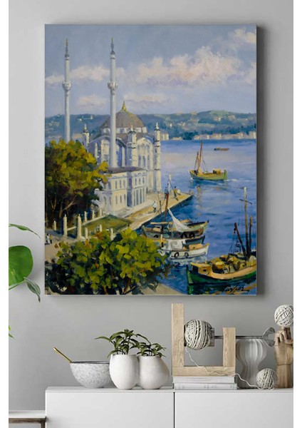 Ortaköy Camii Kanvas Tablo 3 21 x 30 cm