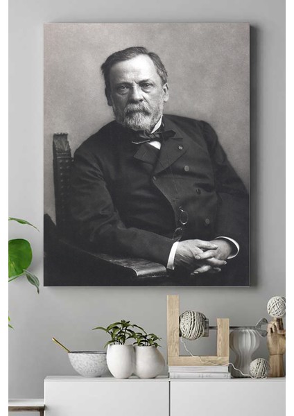 Louis Pasteur Bilimsel Kanvas Tablo 21 x 30 cm