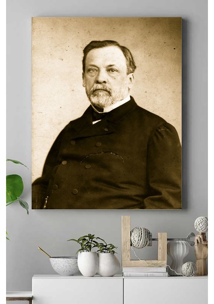 Louis Pasteur Bilimsel Kanvas Tablo 2 21 x 30 cm