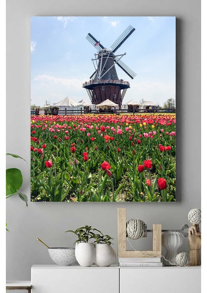 Hollanda Manzara Kanvas Tablo 2 21 x 30 cm