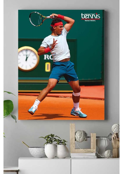 Rafael Nadal Kanvas Tablo 21 x 30 cm
