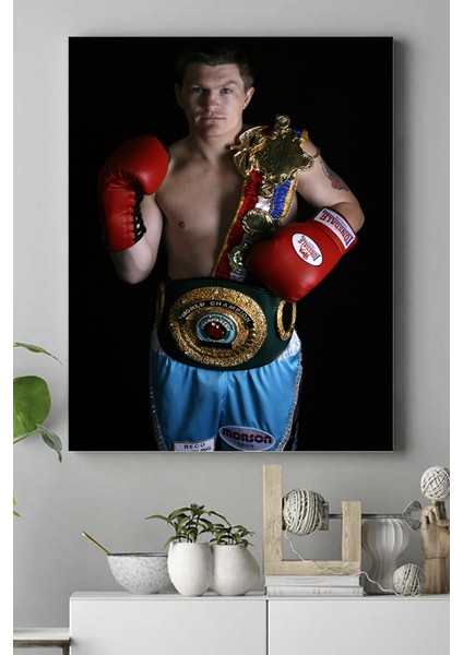 Ricky Hatton Dövüş Kanvas Tablo 2 21 x 30 cm