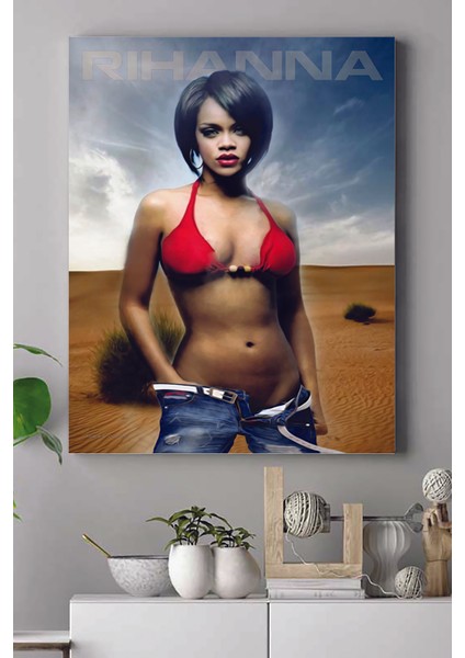 Rihanna Kanvas Tablo 4 50 x 70 cm