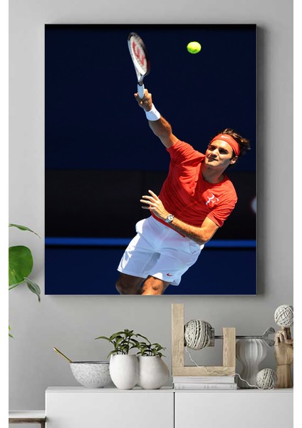 Roger Federer Kanvas Tablo 4 30 x 40 cm