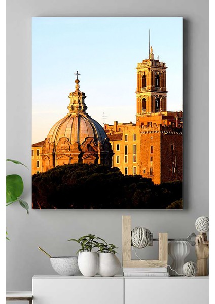 Roma Manzara Kanvas Tablo 21 x 30 cm