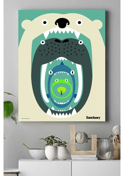 Animalization Hayvan Kanvas Tablo 21 x 30 cm