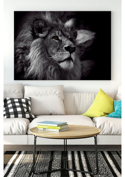 Aslan Motivasyon Kanvas Tablo 2 21 x 30 cm