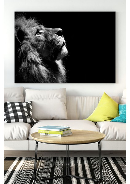 Aslan Motivasyon Kanvas Tablo 5 21 x 30 cm