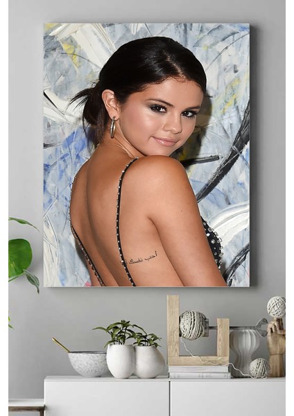 Selena Gomez Kanvas Tablo 3 21 x 30 cm