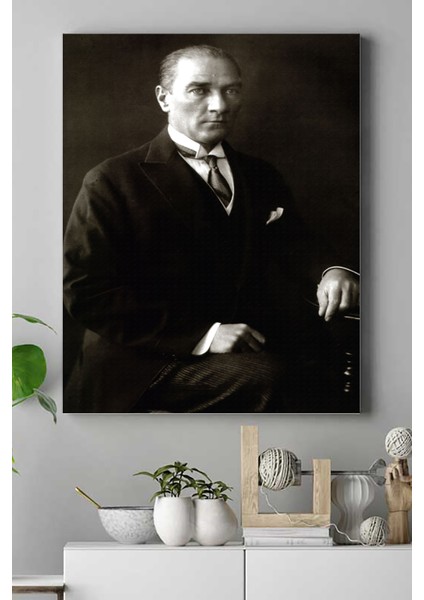 Mustafa Kemal Atatürk Kanvas Tablo 8 40 x 60 cm