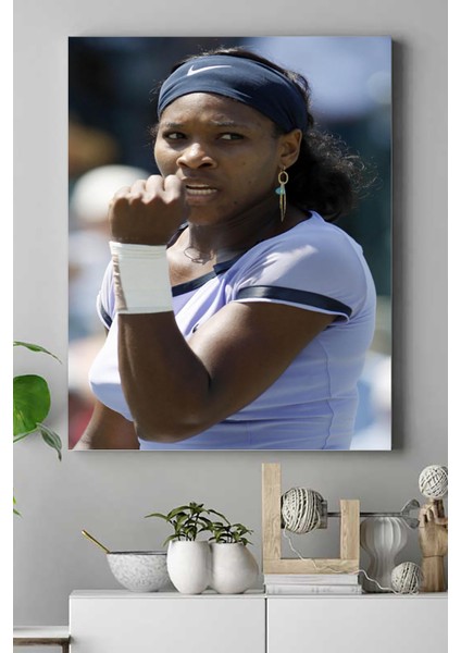 Serena Williams Kanvas Tablo 21 x 30 cm