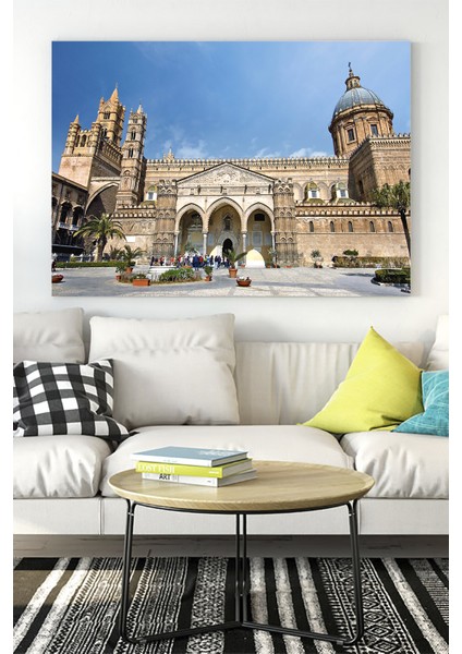 Sicilya Manzara Kanvas Tablo 2 21 x 30 cm