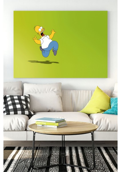 The Simpsons Eğlenceli Mizahi Kanvas Tablo 2 21 x 30 cm