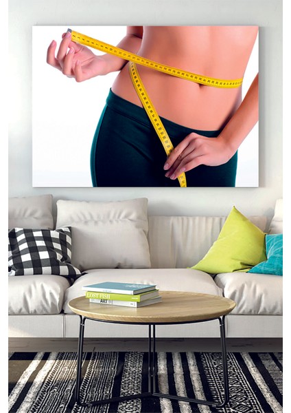 Spor Diyet Kanvas Tablo 21 x 30 cm