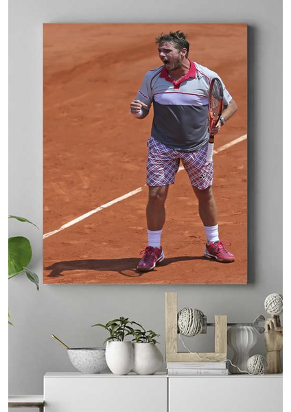 Stanislas Wawrinka Kanvas Tablo 21 x 30 cm