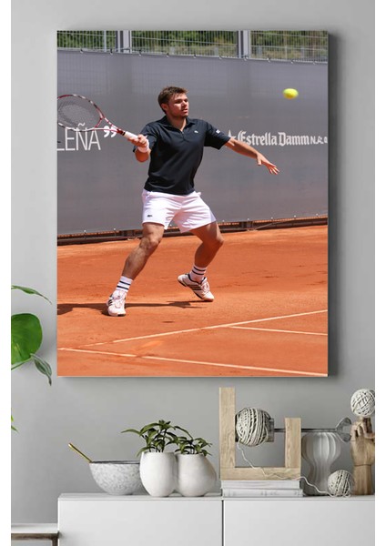 Stanislas Wawrinka Kanvas Tablo 3 50 x 70 cm