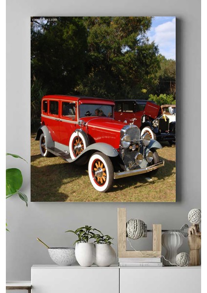1931 Buick Araba Kanvas Tablo 2 21 x 30 cm