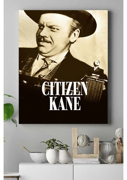 Citizen Kane Film Afişi Kanvas Tablo 3 21 x 30 cm