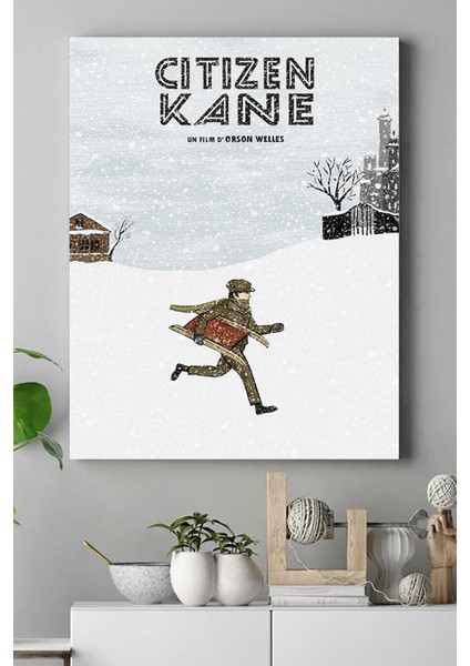 Citizen Kane Film Afişi Kanvas Tablo 4 21 x 30 cm