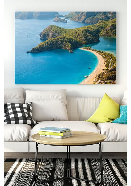 Ölüdeniz Manzara Kanvas Tablo 21 x 30 cm