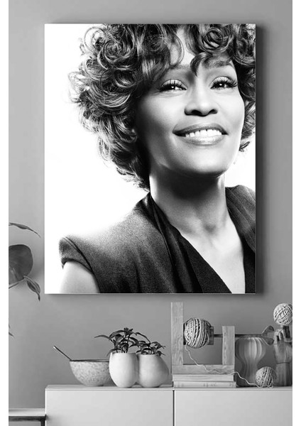 Whitney Houston Kanvas Tablo 21 x 30 cm