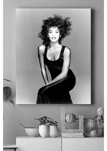 Whitney Houston Kanvas Tablo 2 21 x 30 cm
