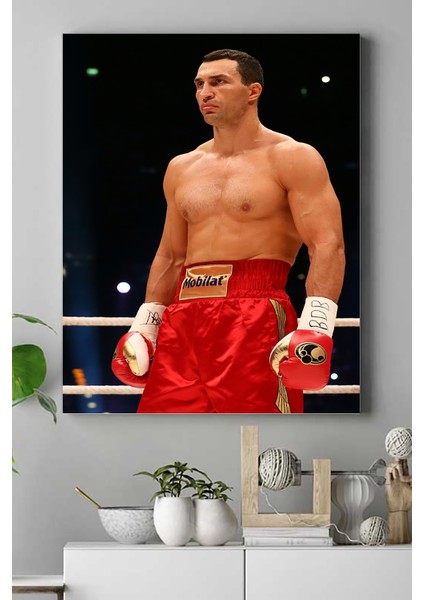Wladimir Klistchko Dövüş Kanvas Tablo 3 21 x 30 cm