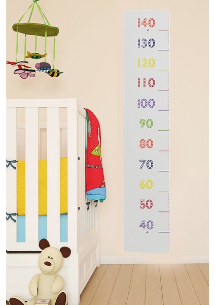Renkli Sayılı Çocuk Boy Ölçer Poster