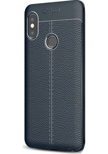 Xiaomi RedMi Note 5 Pro Kılıf Niss Silikon Arka Koruma Lacivert