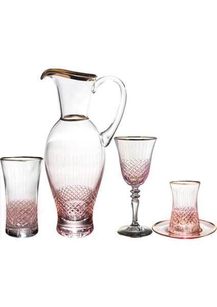 Antik Pembe 49 Parça Set