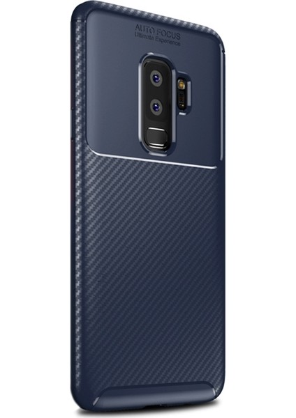 Samsung Galaxy S9 Plus Kılıf Dizayn Silikon Lacivert