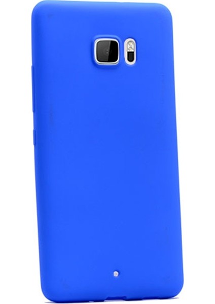 HTC U Ultra Kılıf Premier Silikon Kılıf Esnek Kılıf Mat Kılıf Mavi