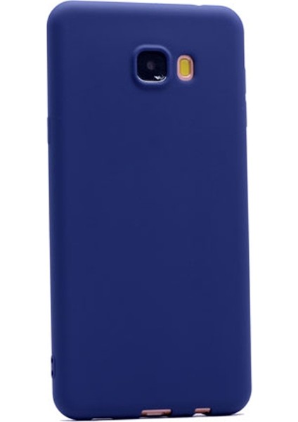 Samsung Galaxy C5 Kılıf Premier Silikon Kılıf Lacivert
