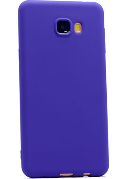 Samsung Galaxy C5 Kılıf Premier Silikon Kılıf Mor