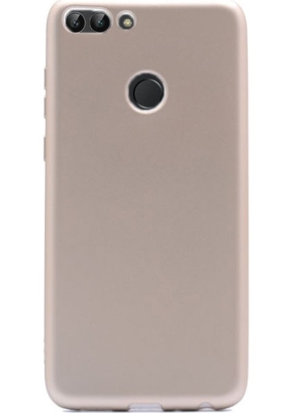 Huawei P Smart Kılıf Premier Silikon Kılıf Gold