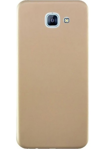 Samsung Galaxy A7 2017 Kılıf Premier Silikon Arka Kapak Gold