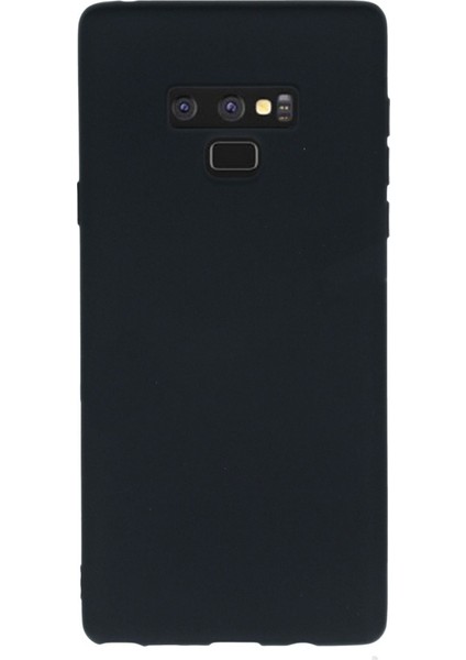 Samsung Galaxy Note 9 Kılıf Premier Silikon+ 3D Cam Full Cam Siyah