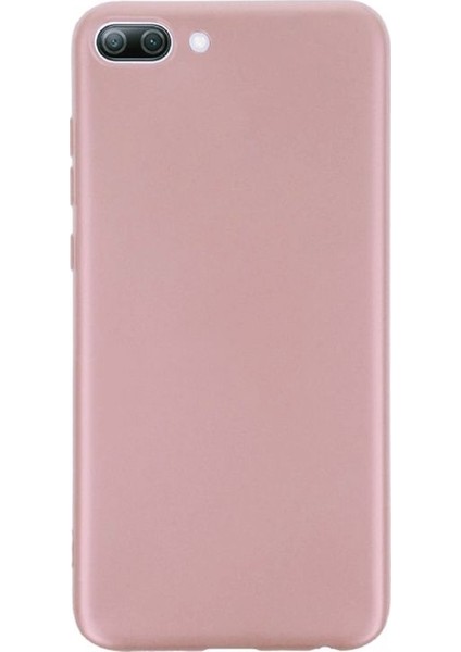Huawei Honor 10 Kılıf Premier Silikon+Nano Ekran Koruma Bronz
