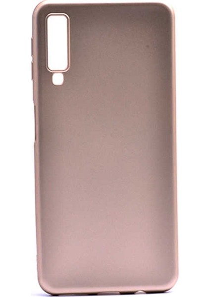 Samsung Galaxy A7 2018 A750F Kılıf Premier Silikon Gold