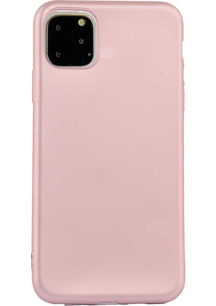 Apple iPhone 11 Pro Max Kılıf Premier Silikon Esnek Arka Koruma Bronz
