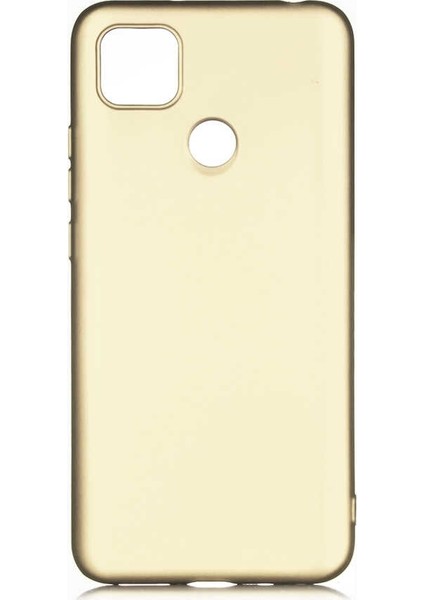 Xiaomi Redmi 9C Kılıf Premier Silikon Koruma+Nano Glass Gold