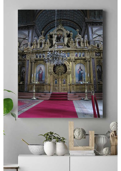 Kilise Kutsal Mekan Kanvas Tablo 4 21 x 30 cm
