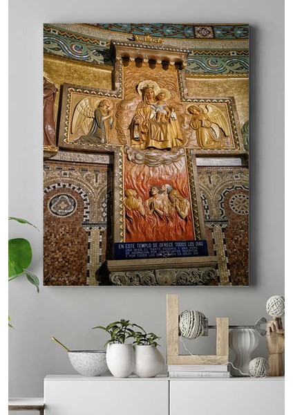 Kilise Duvar Görseli Kanvas Tablo 21 x 30 cm