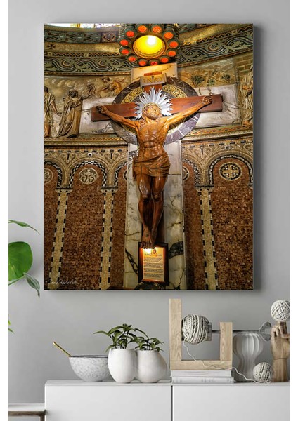 Kilise Duvar Görseli Kanvas Tablo 2 21 x 30 cm
