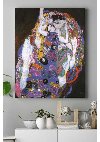 Klimt - The Virgin Sanatsal Kanvas Tablo 21 x 30 cm