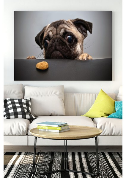 Köpekcik Eğlenceli Mizahi Kanvas Tablo 21 x 30 cm