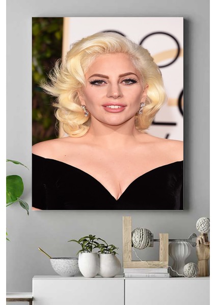 Lady Gaga Kanvas Tablo 21 x 30 cm